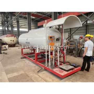 18cbm 15mt Skid LPG Cilindro de llenado de cilindros